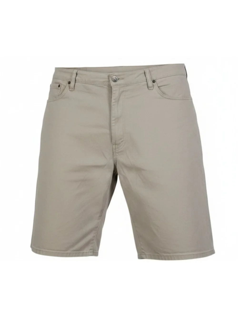 Levi's 569 Mens Tan Khaki Cotton Elastane Blend Shorts Size 38 Inseam 12 Pre-own